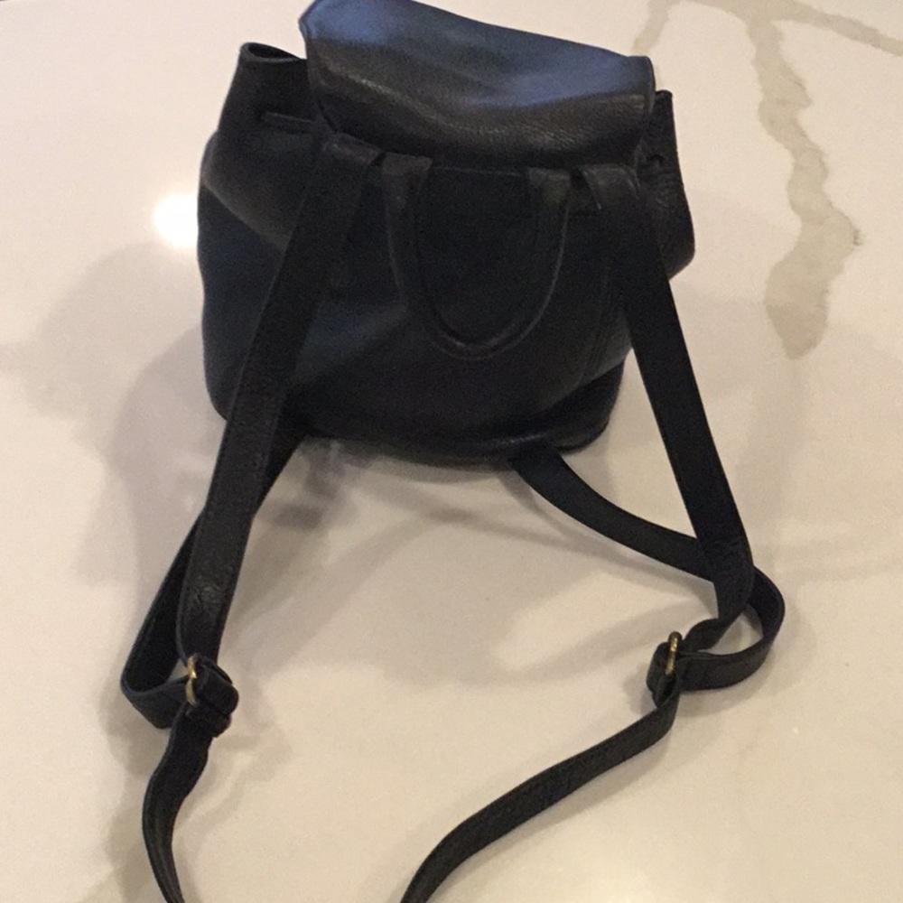 1995 COACH Vintage Black Pebble  Backpack.